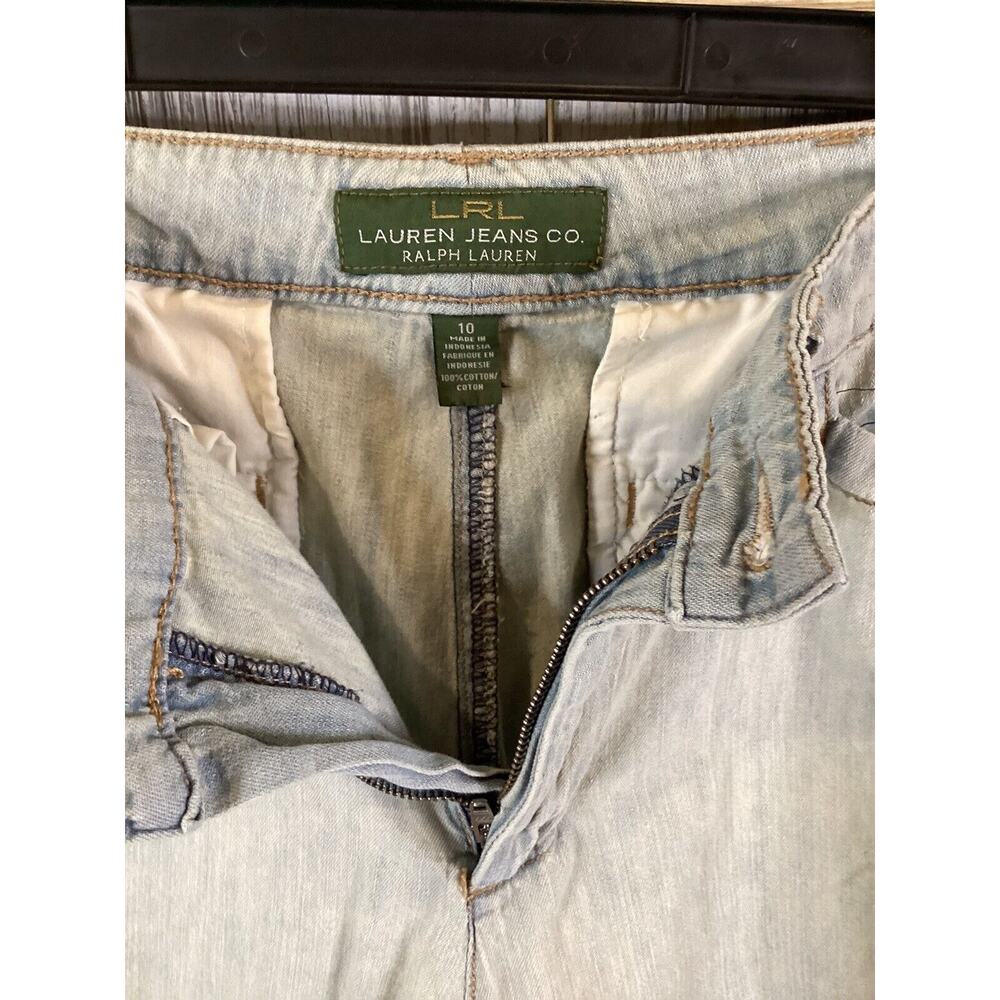 lauren ralph lauren Co LRL Size 10 Straight No Stretch Loose Fit Jeans - Picture 2 of 6